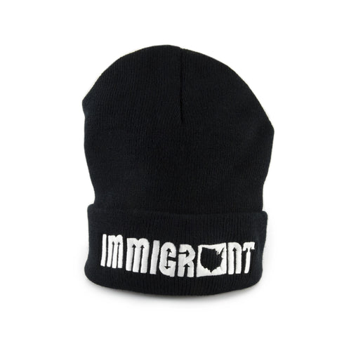 The Black Beanie-Immigrant Apparel
