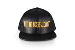 The Leather Black and Gold SnapBack-Immigrant Apparel