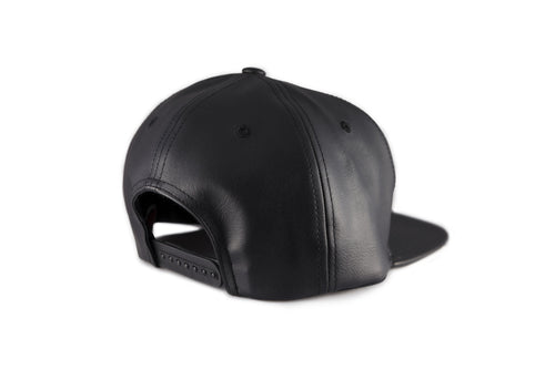 The Leather Black and Gold SnapBack-Immigrant Apparel