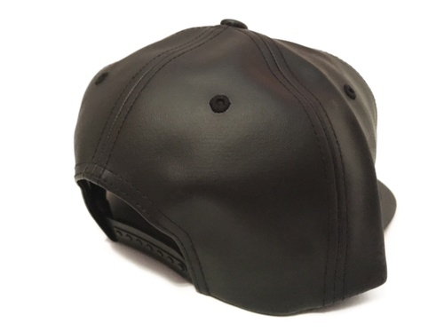 Black and White Leather snap-Immigrant Apparel