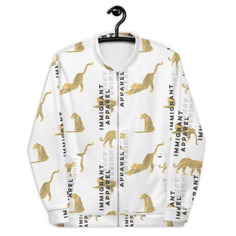 Unisex Cheetah Bomber Jacket-Immigrant Apparel