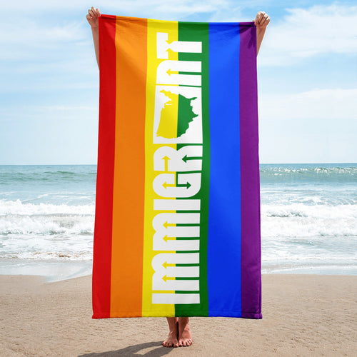 Pride Beach Towel-Immigrant Apparel