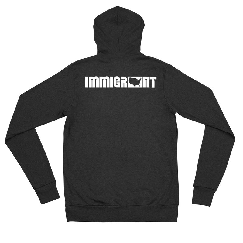 IA Rose Zip Hoodie-Immigrant Apparel