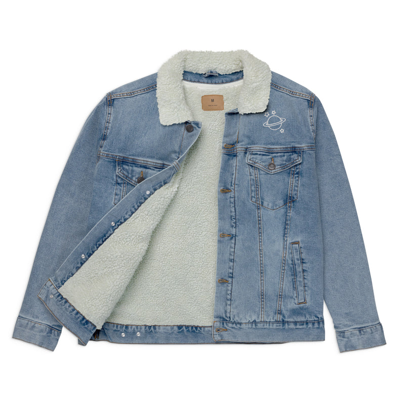 Unisex Space Denim Sherpa Jacket